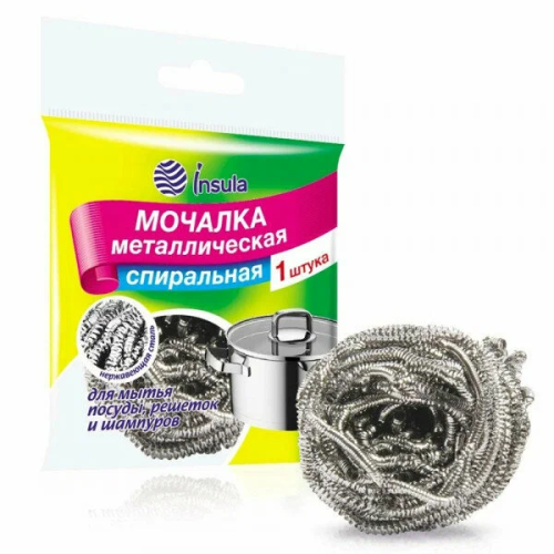 INSULA мочалка металлическая спиральная